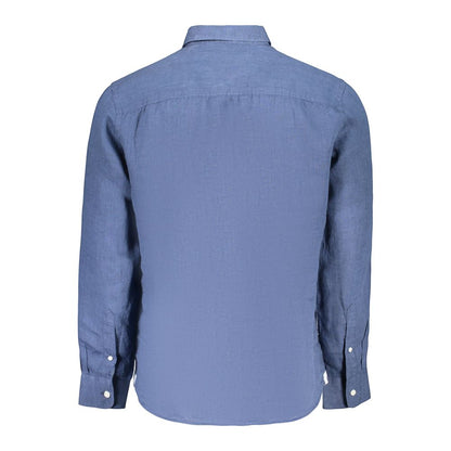 North Sails Blue Linen Men's Shirt