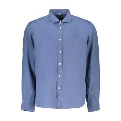 North Sails Blue Linen Men's Shirt