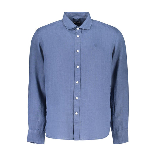 North Sails Blue Linen Men's Shirt