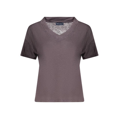 North Sails Gray Viscose Women T-Shirt