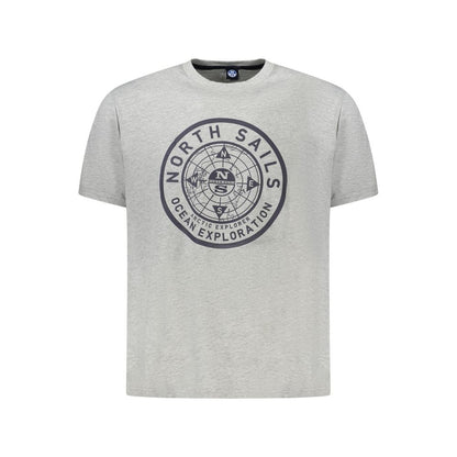North Sails Grigio Cotton Mens T-Shirt
