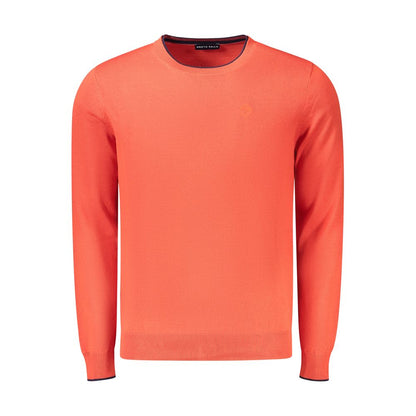 North Sails Red Cotton Men Sweater