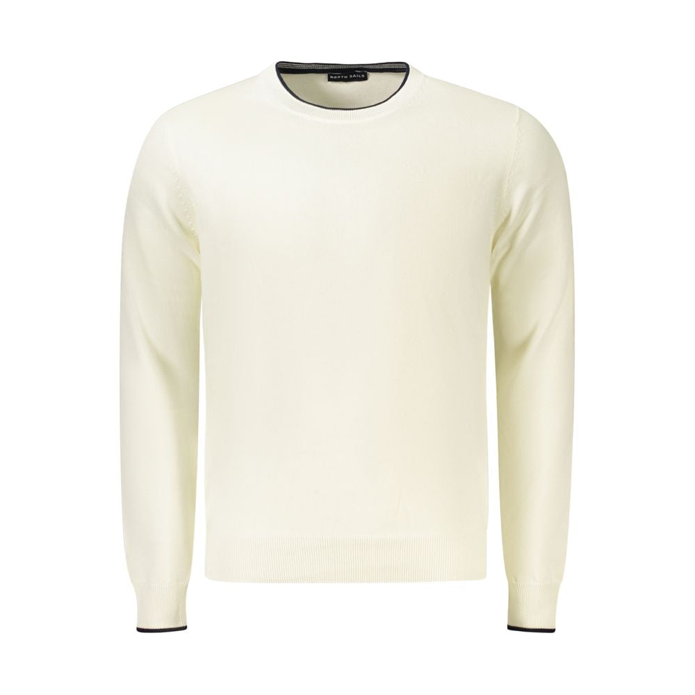 North Sails White Cotton Men Jumper