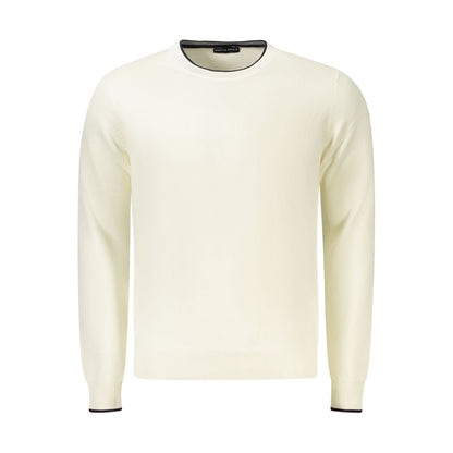 North Sails White Cotton Men Jumper