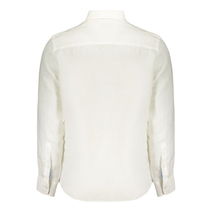 North Sails White Linen Men's Shirt