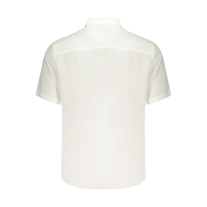 North Sails White Linen Men's Shirt