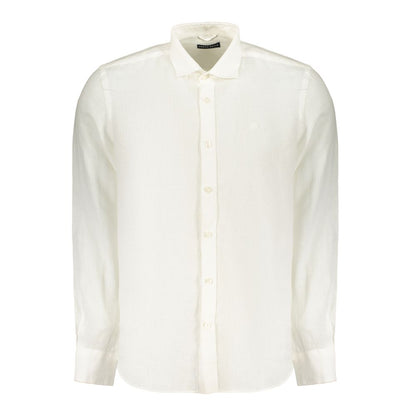 North Sails White Linen Men's Shirt