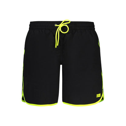 Norway 1963 Black Polyamide Men's Swim Trunk