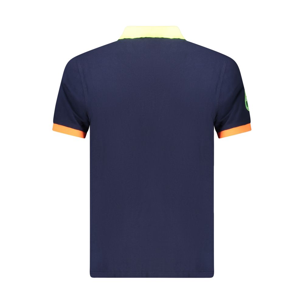 Norway 1963 Blue Cotton Men's Polo Shirt