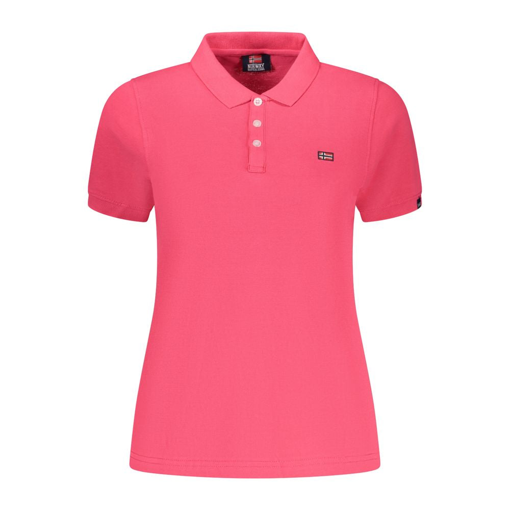 Norway 1963 Rosa Cotton Womens Polo