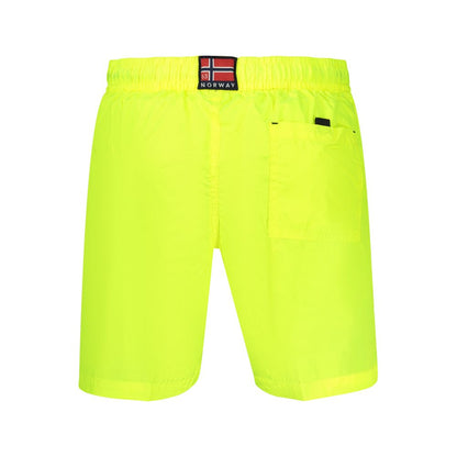 Norway 1963 Yellow Polyamide Men's Swimwear