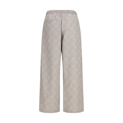 Off-White Beige Cotton Casual Pants