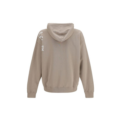 Off-White Beige Cotton Sweatshirt