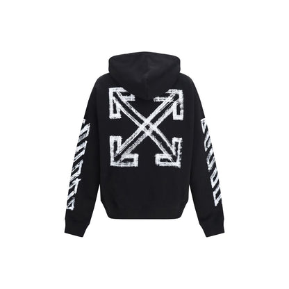 Off-White Black Cotton Sweatshirt