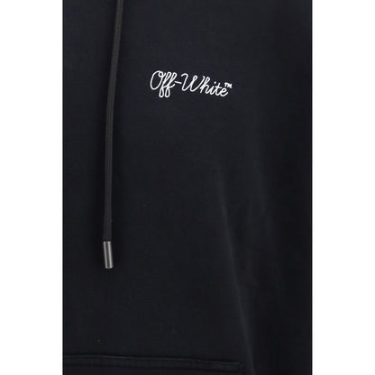 Off-White Black Cotton Sweatshirt