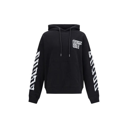 Off-White Black Cotton Sweatshirt