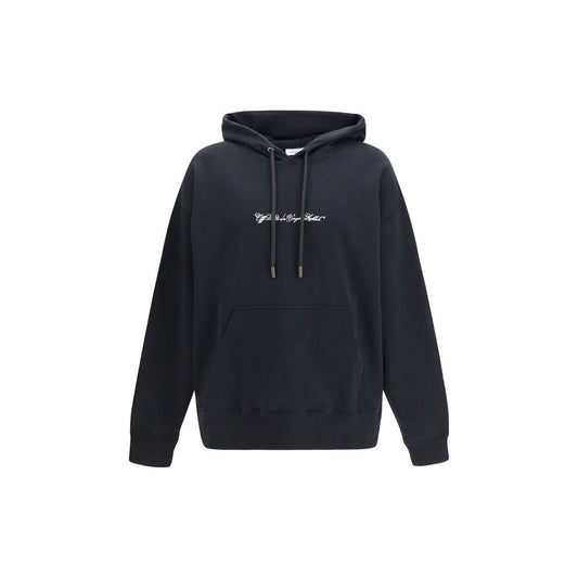 Off-White Black Cotton Sweatshirt