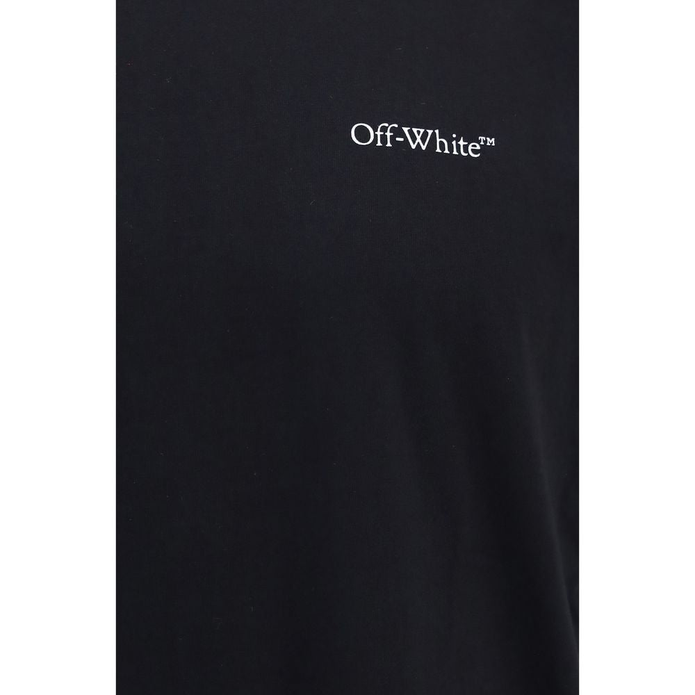 Off-White Black Cotton T-Shirt