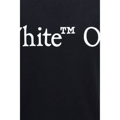 Off-White Black Cotton T-Shirt