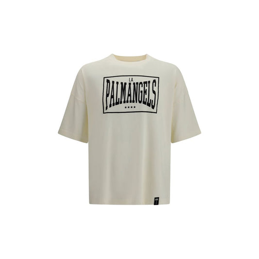 Palm Angels Beige Cotton T-Shirt