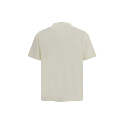 Palm Angels White Cotton T-Shirt
