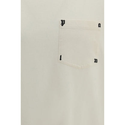 Palm Angels White Cotton T-Shirt