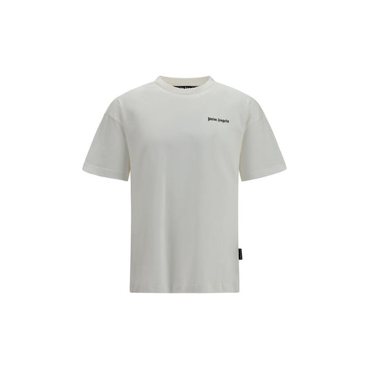 Palm Angels White Cotton T-Shirt