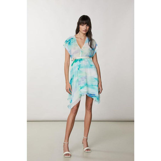 Patrizia Pepe Turquoise Polyester Casual Dress