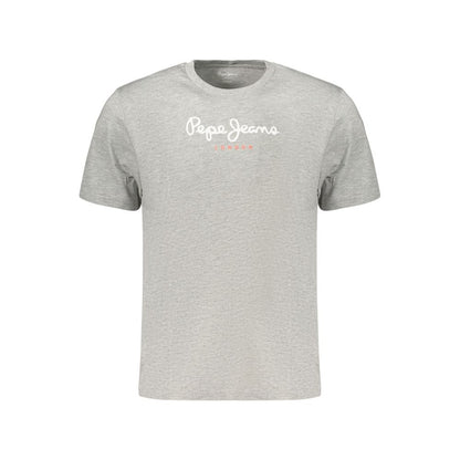 Pepe Jeans Gray Cotton Men's T-Shirt
