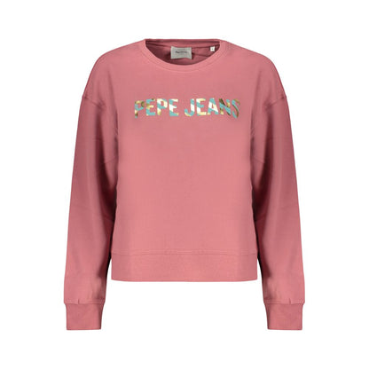 Pepe Jeans Pink Cotton Women Sweatshirt