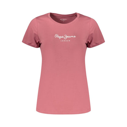 Pepe Jeans Pink Cotton Women's T-Shirt