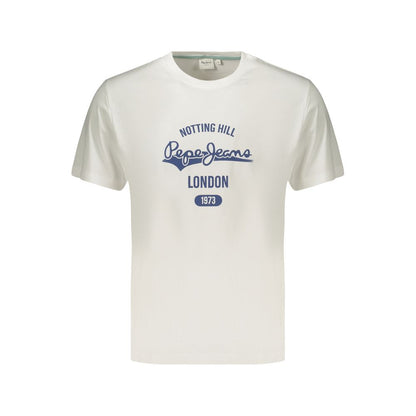 Pepe Jeans White Cotton Men's T-Shirt
