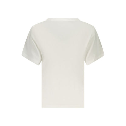 Pepe Jeans White Cotton Women T-Shirt