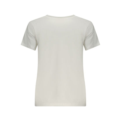 Pepe Jeans White Cotton Women T-Shirt