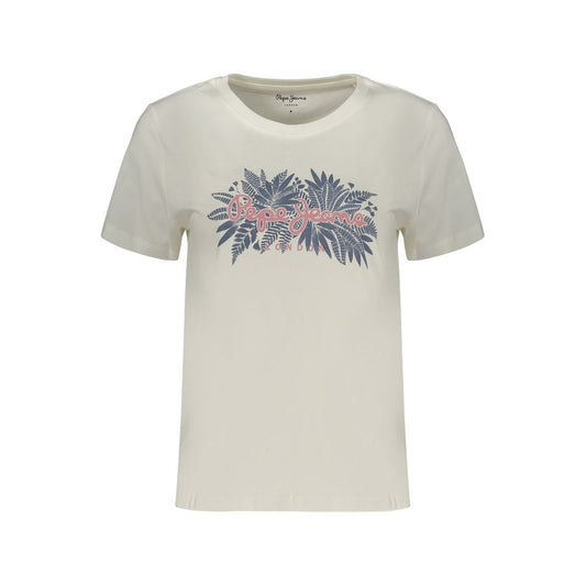 Pepe Jeans White Cotton Women's T-Shirt