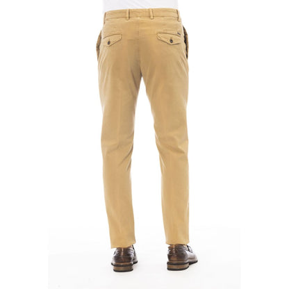 Peserico Beige Cotton Men Pants