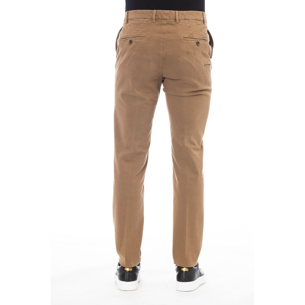 Peserico Beige Cotton Men Pants