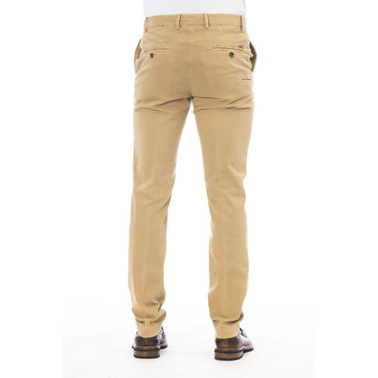 Peserico Beige Cotton Men Pants