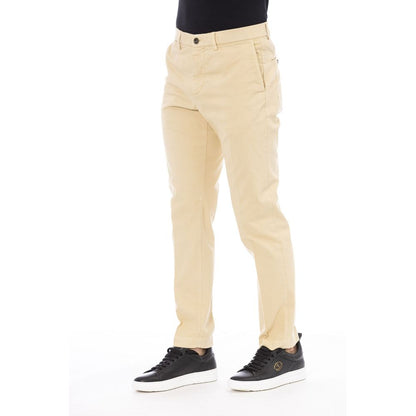 Peserico Beige Cotton Men's Pant