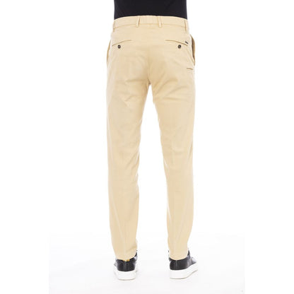Peserico Beige Cotton Men's Pant