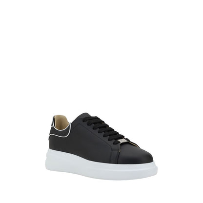 Philipp Plein Black Calf Leather Bos Taurus Low Top Sneakers
