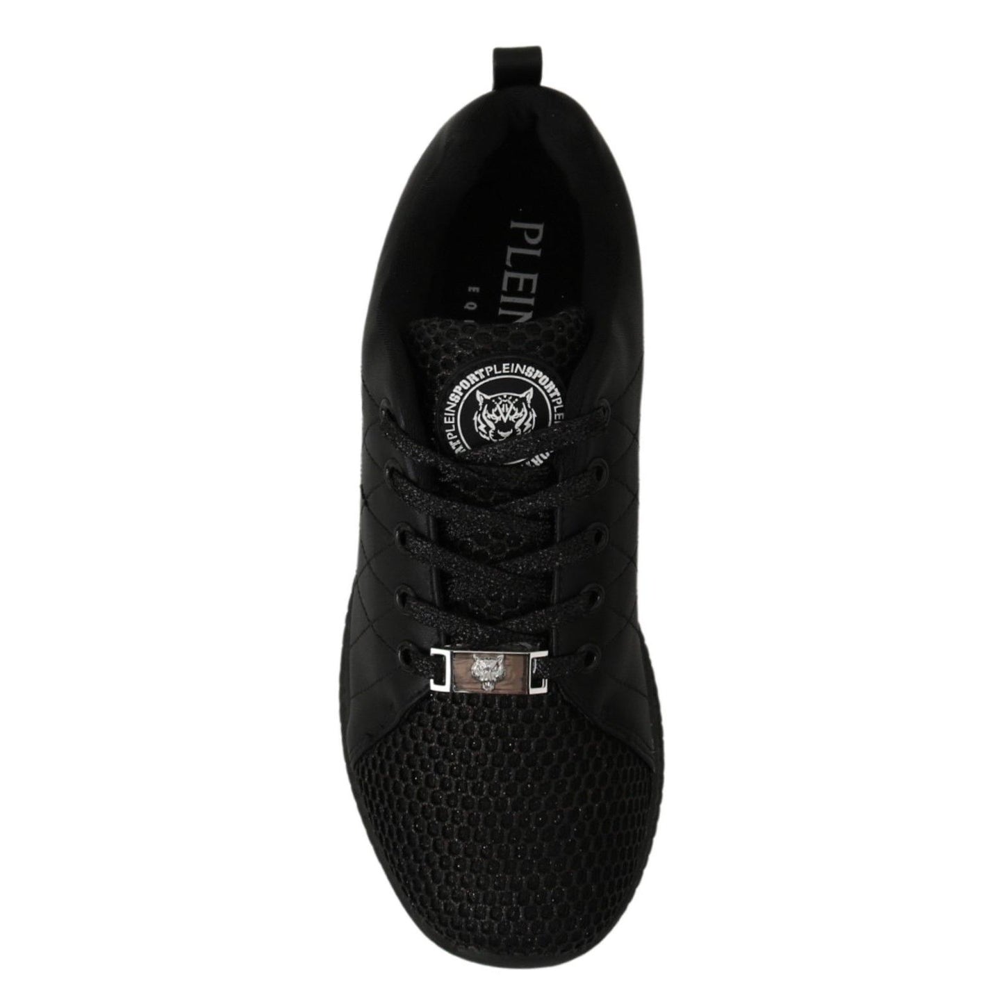 Philipp Plein Black Casual Running Sneakers Shoes