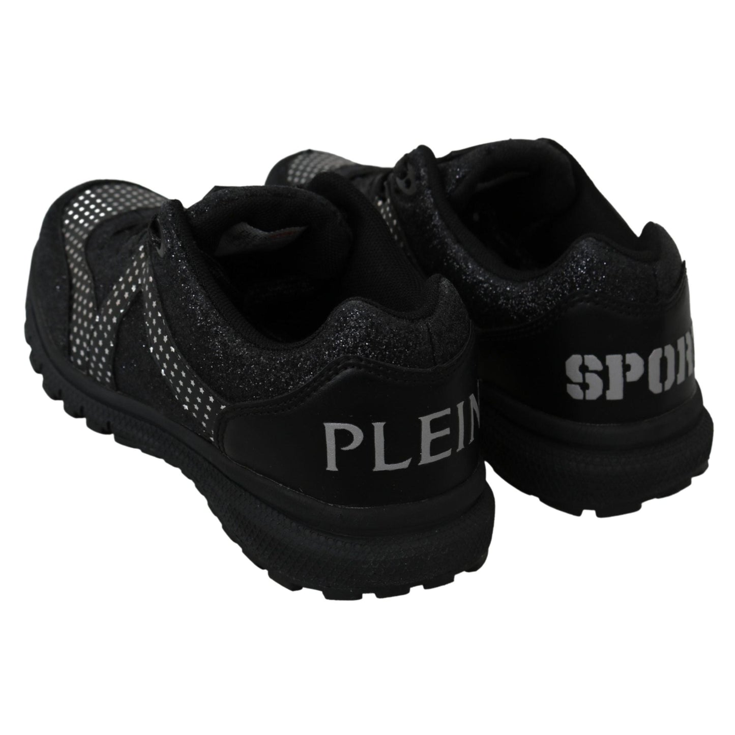 Philipp Plein Black Running Jasmines Sneakers Shoes