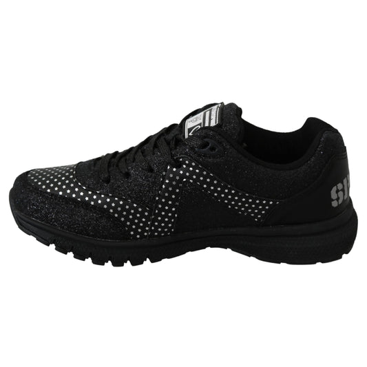 Philipp Plein Black Running Jasmines Sneakers Shoes