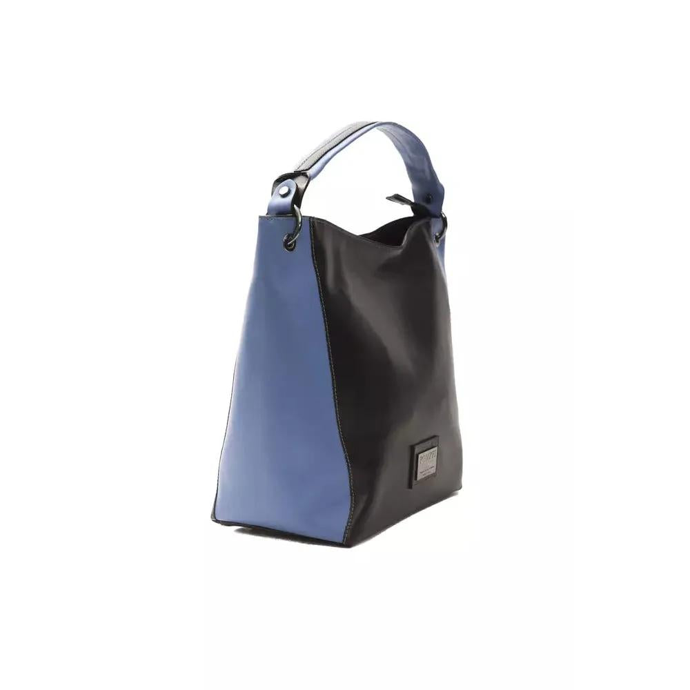 Pompei Donatella Black Leather Women Shoulder Bag