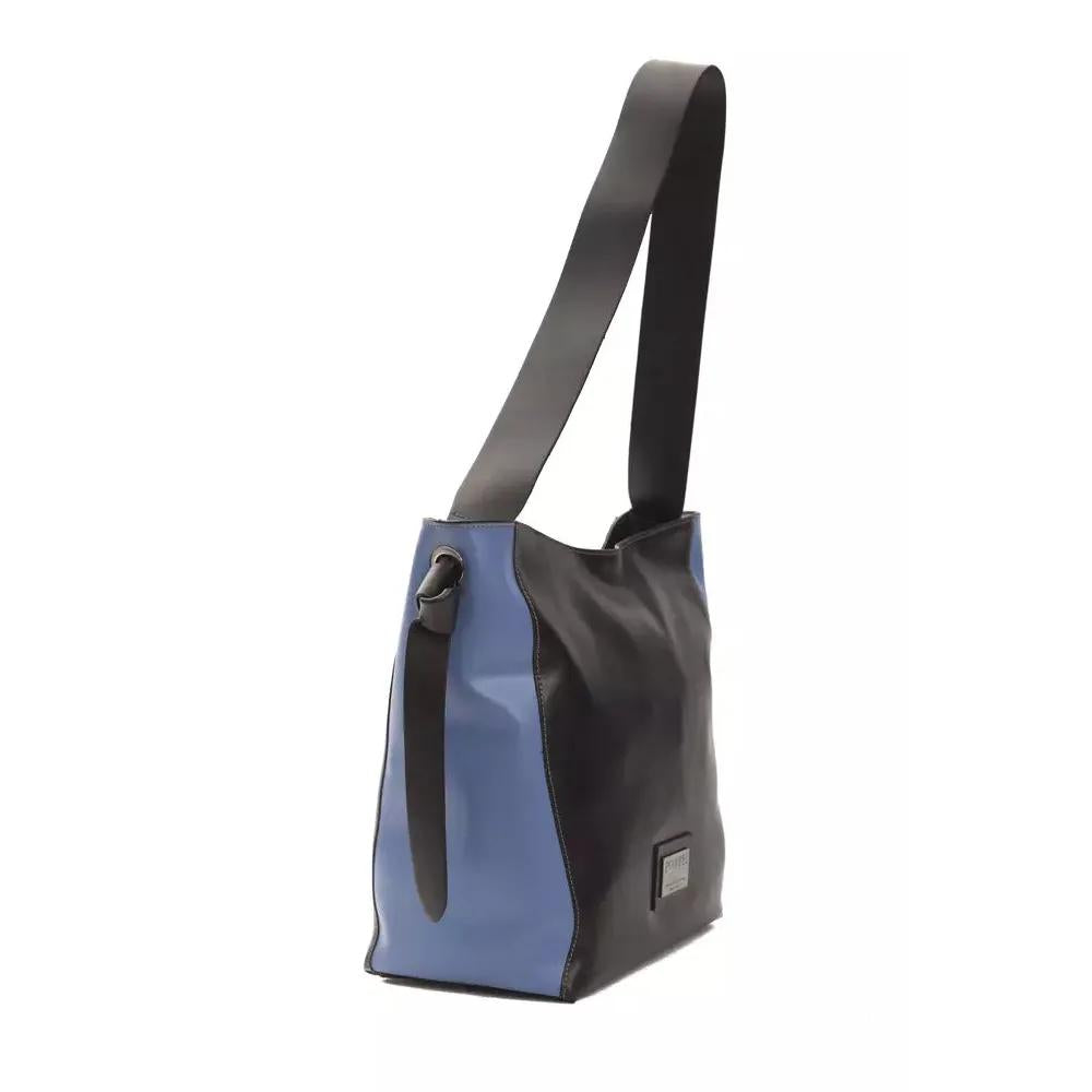 Pompei Donatella Black Leather Women Shoulder Bag