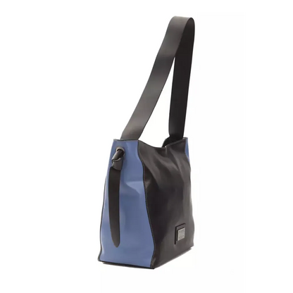 Pompei Donatella Black Leather Women Shoulder Bag