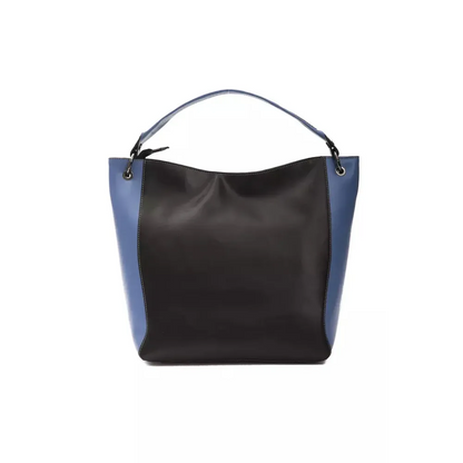 Pompei Donatella Black Leather Women Shoulder Bag