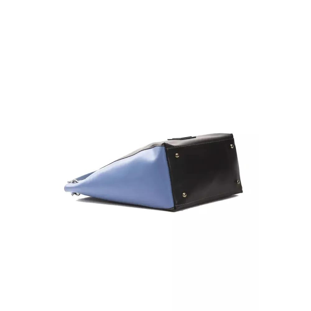 Pompei Donatella Black Leather Women Shoulder Bag
