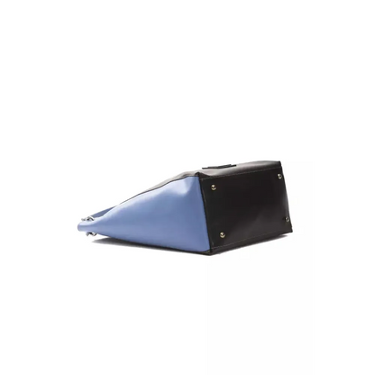 Pompei Donatella Black Leather Women Shoulder Bag